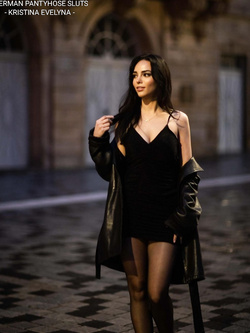 German pantyhose slut Kristina Evelyna