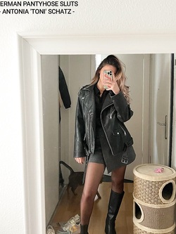 German pantyhose slut Antonia 'Toni' Schatz Parte 5