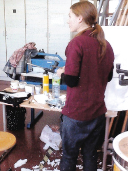 German stage sculptor Franziska Toffel nude at wnbr